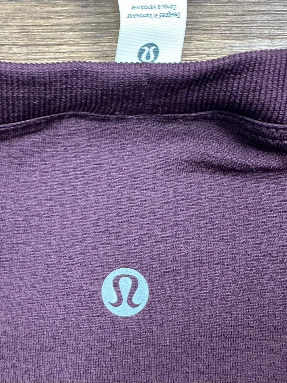 Lululemon Swiftly Tech Relaxed Long Sleeve Shirt Womens Size 14 Purple Plum